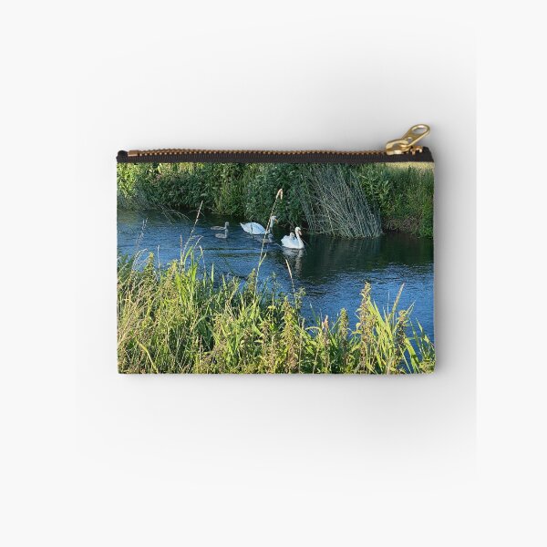 Item preview, Family of Swans, Titchmarsh Nature Reserve, Northamptonshire designed and sold by Kate Anderson Art.