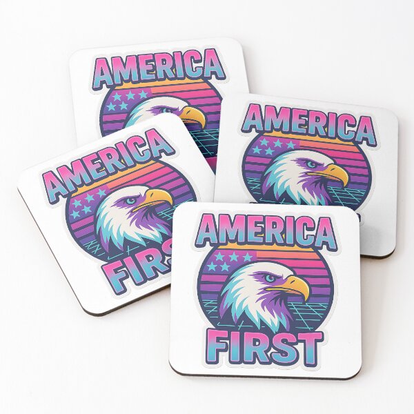 Item preview, America First designed and sold by Throwback Trends.