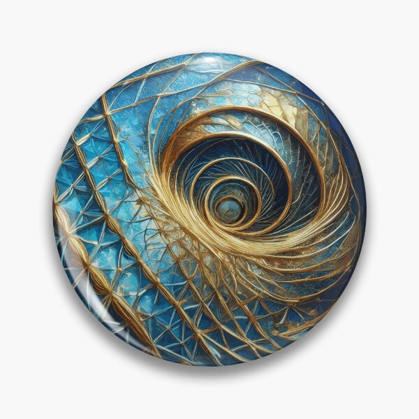 Item preview, Colorful Abstract Fibonacci Art 29 designed and sold by Vicky Brago-Mitchell®.