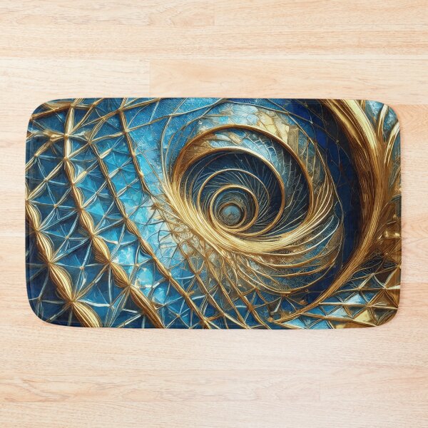 Item preview, Colorful Abstract Fibonacci Art 29 designed and sold by Vicky Brago-Mitchell®.