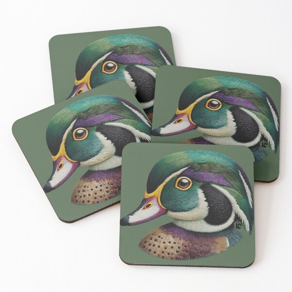 Item preview, Colorful Wood Duck Hunting Design designed and sold by LifeCrush.