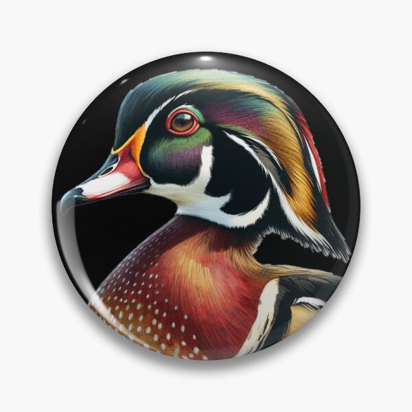 Item preview, Colorful Wood Duck Hunting Design designed and sold by LifeCrush.