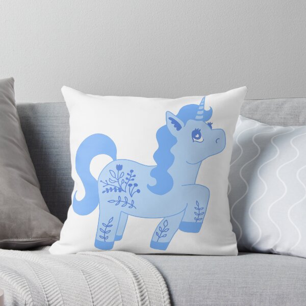 Item preview, Blue Unicorn FolkArt designed and sold by emayne12.