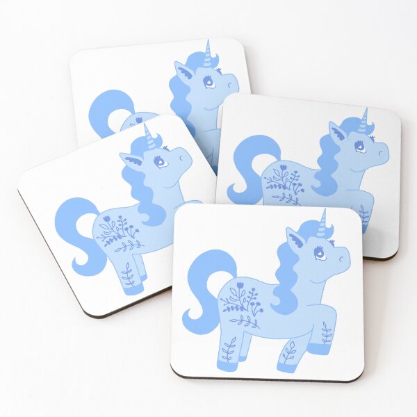 Item preview, Blue Unicorn FolkArt designed and sold by emayne12.