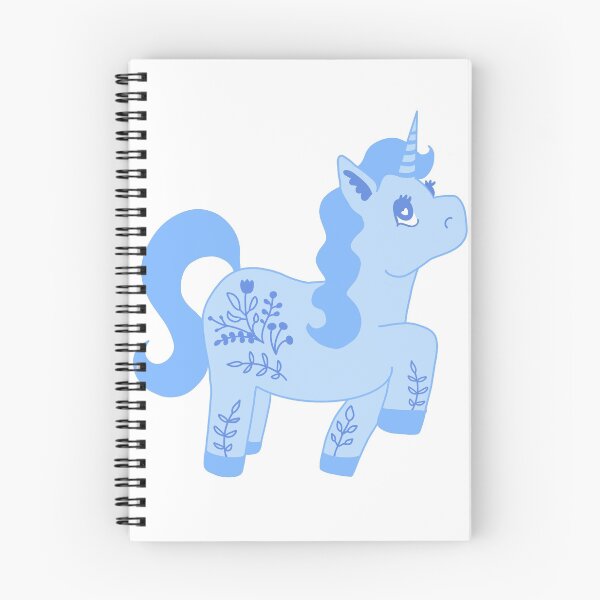 Item preview, Blue Unicorn FolkArt designed and sold by emayne12.