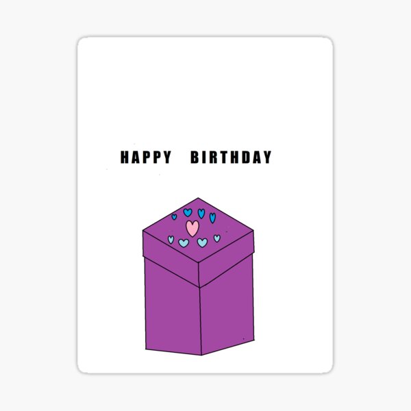 Happy Birthday Sticker