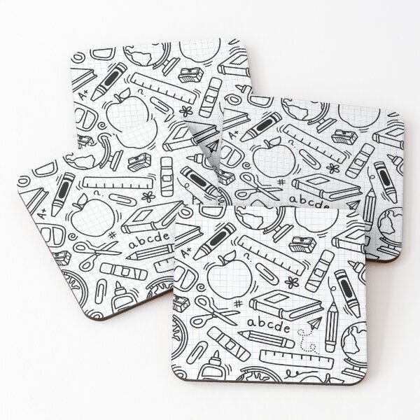 Item preview, Teacher School Supplies Doodle – Whimsical Education designed and sold by PeaChiArtsi.