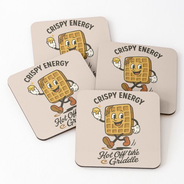 Item preview, Wiggly Waffle Retro – The Crispy Dancer designed and sold by HoopeStylee.