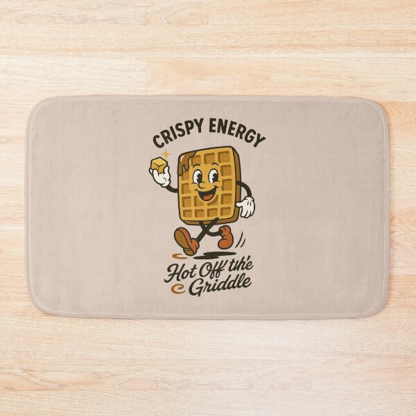 Item preview, Wiggly Waffle Retro – The Crispy Dancer designed and sold by HoopeStylee.