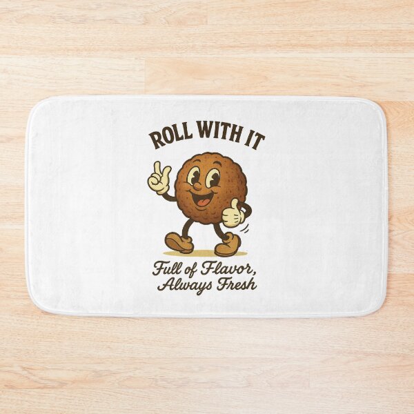 Item preview, Roll With It – Retro Meatball Cartoon Full of Flavor designed and sold by HoopeStylee.