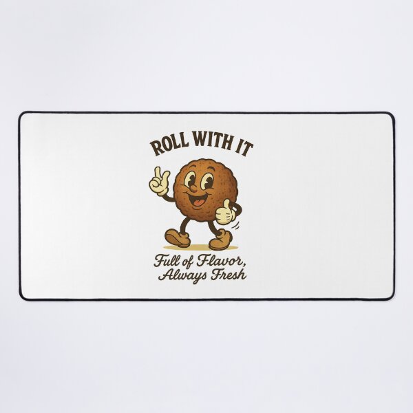Item preview, Roll With It – Retro Meatball Cartoon Full of Flavor designed and sold by HoopeStylee.