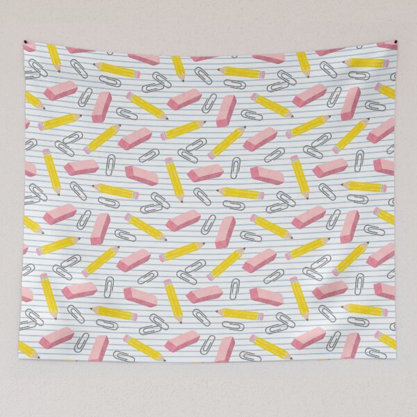 Item preview, School Teacher Supplies - Pencil Eraser Paperclip designed and sold by PeaChiArtsi.