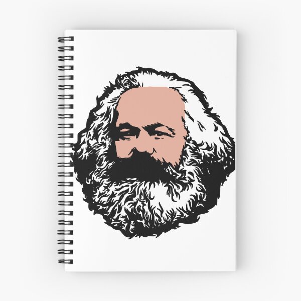 Item preview, Karl Marx Coffeehouse Poster | Philosopher Portrait Study Print - Marxist Theory Cafe Wall Art, Leftist Bookshop Decor & Capital Reading Club Stickers designed and sold by RevolutionToday.