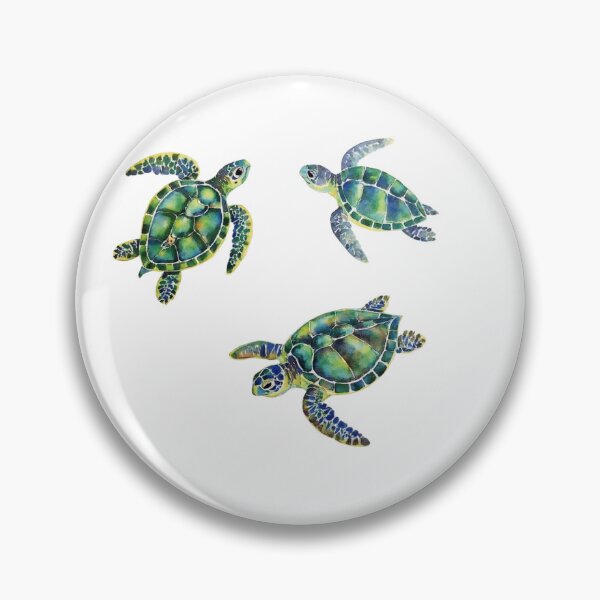Item preview, Coastal Sea Turtles | Soft Watercolor Marine Design designed and sold by Christies  Creations.