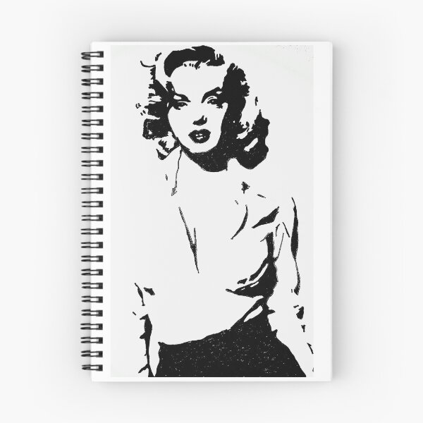 Item preview, Norma Jeane Black And White  designed and sold by Chad's Fresh Art.