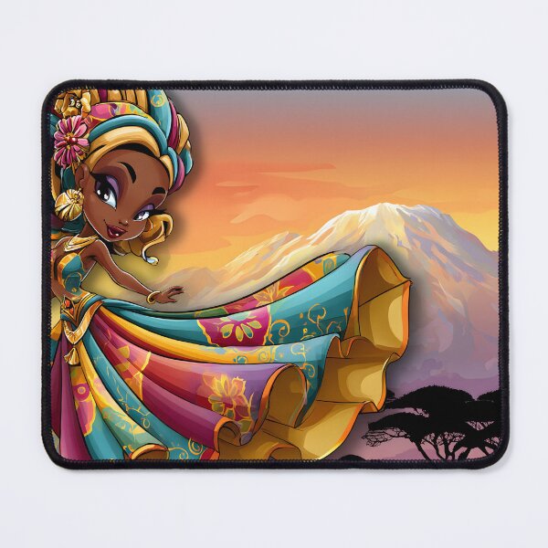 Item preview, Vibrant Fashion Illustration in Colorful Dress designed and sold by Artessie.