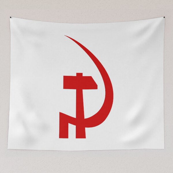 Item preview, Vintage Red Hammer & Sickle Poster | Proletarian Symbol Art Print - Marxist Revolution Wall Decor, Socialist Study Group Supplies & Historical Movement Stickers designed and sold by RevolutionToday.