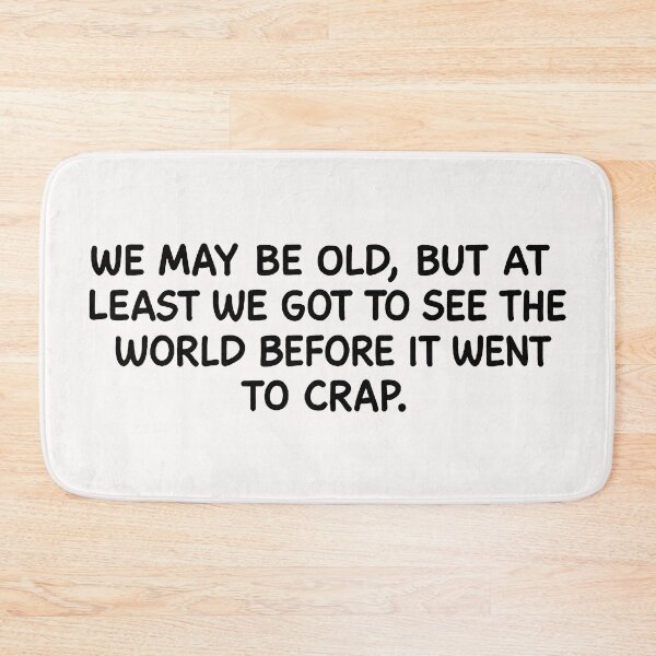 Item preview, World Went To Crap; designed and sold by StickerApe.