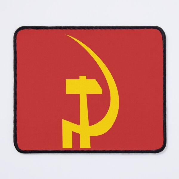 Item preview, Vintage Yellow Hammer & Sickle Poster | Proletarian Symbol Art Print - Marxist Revolution Wall Decor, Socialist Study Group Supplies & Historical Movement Stickers designed and sold by RevolutionToday.