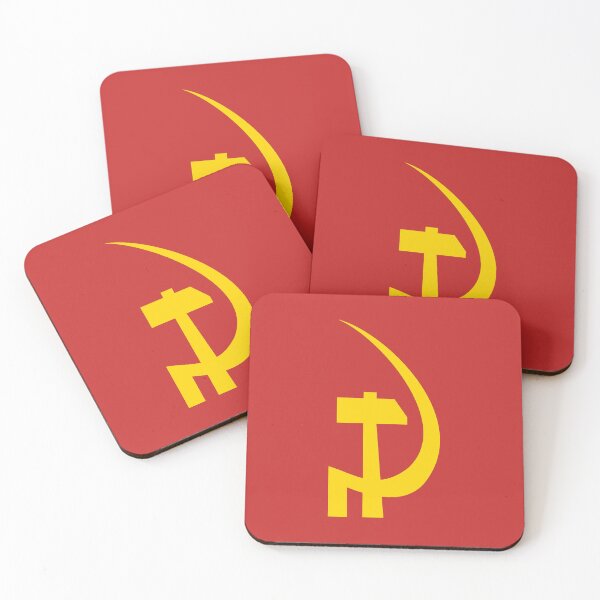 Item preview, Vintage Yellow Hammer & Sickle Poster | Proletarian Symbol Art Print - Marxist Revolution Wall Decor, Socialist Study Group Supplies & Historical Movement Stickers designed and sold by RevolutionToday.