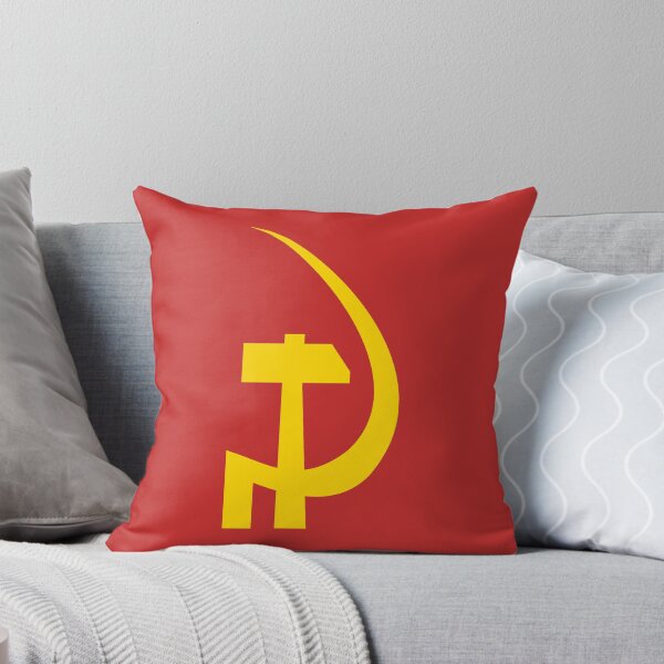 Item preview, Vintage Yellow Hammer & Sickle Poster | Proletarian Symbol Art Print - Marxist Revolution Wall Decor, Socialist Study Group Supplies & Historical Movement Stickers designed and sold by RevolutionToday.