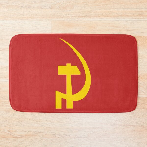 Item preview, Vintage Yellow Hammer & Sickle Poster | Proletarian Symbol Art Print - Marxist Revolution Wall Decor, Socialist Study Group Supplies & Historical Movement Stickers designed and sold by RevolutionToday.