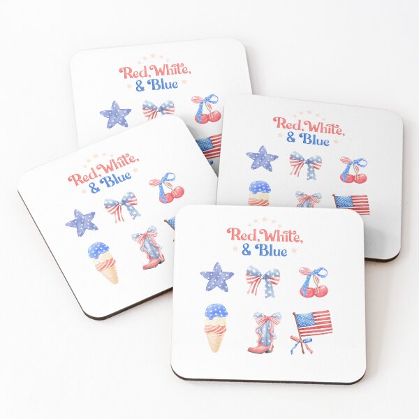 Item preview, Red White & Cute – Coquette 4th of July Art designed and sold by Christies  Creations.