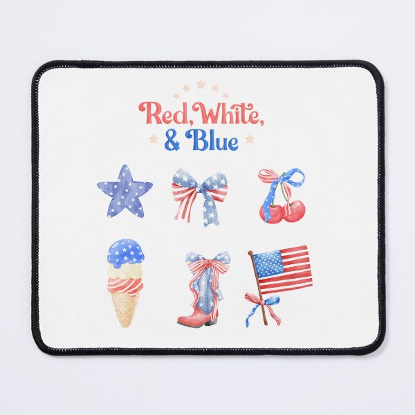 Item preview, Red White & Cute – Coquette 4th of July Art designed and sold by Christies  Creations.