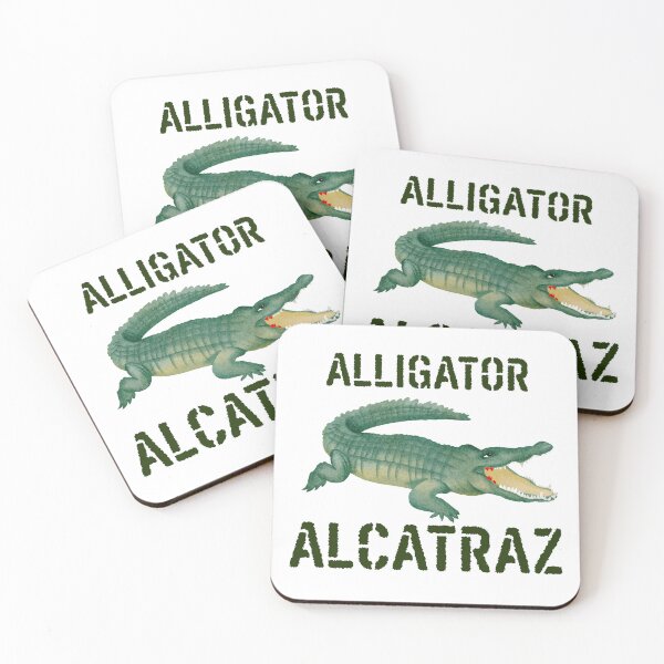Item preview, alligator Alcatraz  designed and sold by monpetitbijou.
