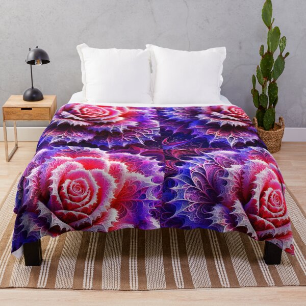 Item preview, Fractal Rose – Purplish Pink Bloom of Infinite Beauty designed and sold by EmeraldeaArt.
