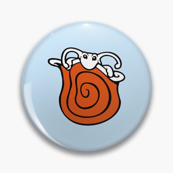 Item preview, Snail Hides Shell Home Little Slug Cute Comic designed and sold by shirt-o-mat.