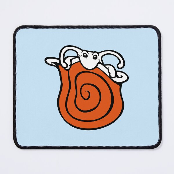 Item preview, Snail Hides Shell Home Little Slug Cute Comic designed and sold by shirt-o-mat.