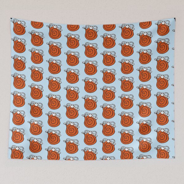 Item preview, Snail Hides Shell Home Little Slug Cute Comic designed and sold by shirt-o-mat.