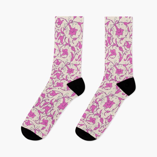 Item preview, Pink Ornate Elegant Floral Pattern designed and sold by LoudArtStudio.