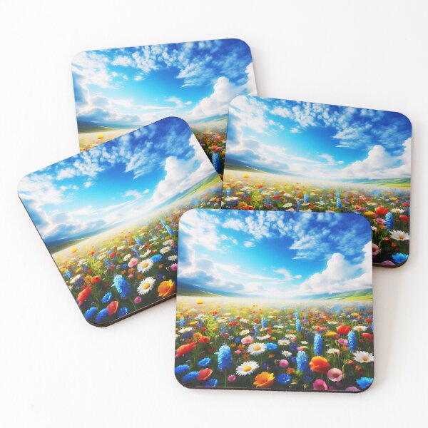 Item preview, Summer Meadow in Full Bloom – Wildflowers Everywhere designed and sold by EmeraldeaDesign.