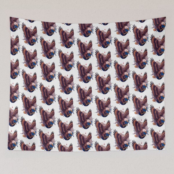 Item preview, Neotraditional Eagle Tattoo – Majestic Bird in Flight Design designed and sold by  Ojo de Lilith.