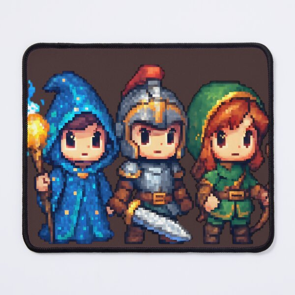 Item preview, Retro Pixel Chibi Crew designed and sold by TONSNAP.