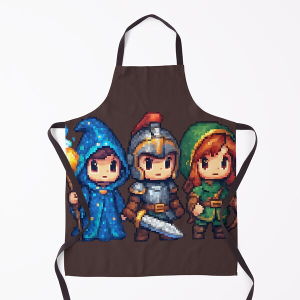 Item preview, Retro Pixel Chibi Crew designed and sold by TONSNAP.