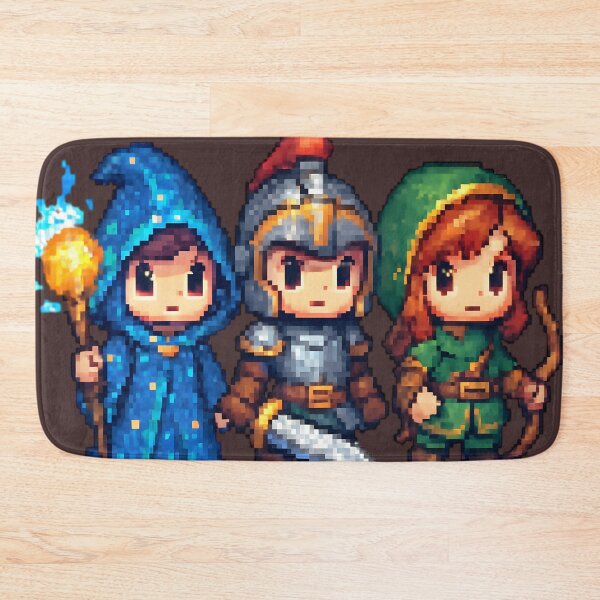 Item preview, Retro Pixel Chibi Crew designed and sold by TONSNAP.