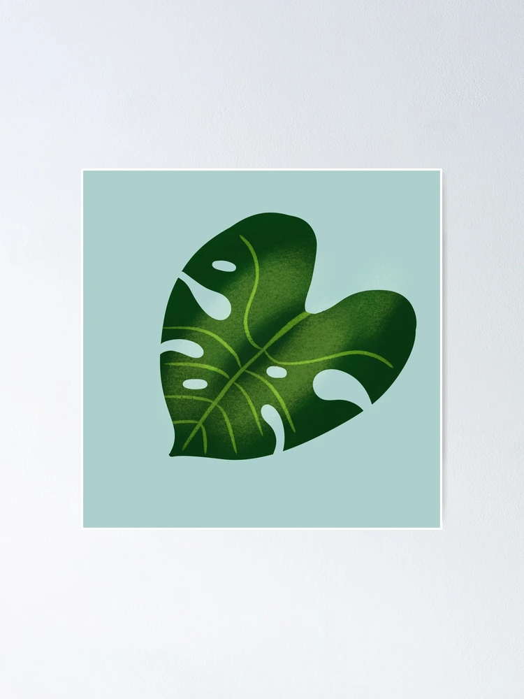 Aperçu 1 sur 3. Poster avec l'œuvre Magie Monstera créée et vendue par Riley Ray Designs .