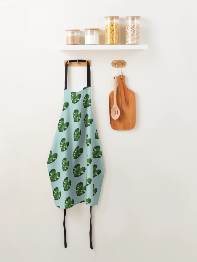 Thumbnail 4 of 6, Apron, Monstera Magic  designed and sold by Riley Ray Designs .