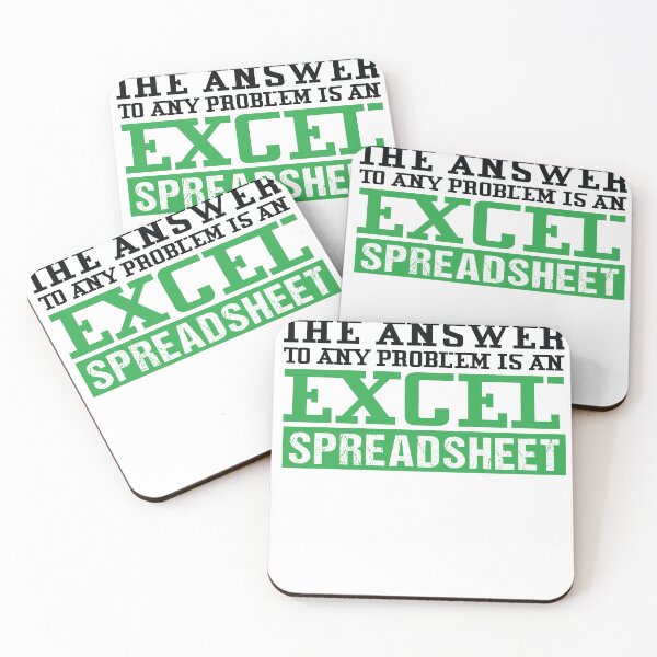 Item preview, The Answer To Any Problem Is an Excel Spreadsheet designed and sold by SakuraPxl.