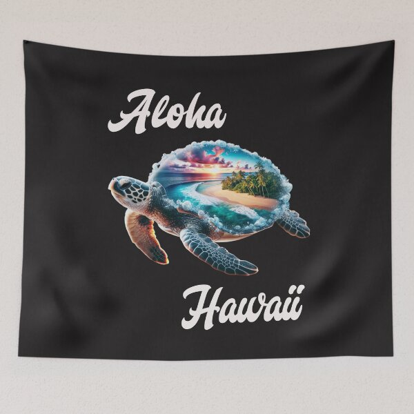 Item preview, Aloha Hawaii Beaches Vacation Sea Turtle  designed and sold by Diane Gotti.