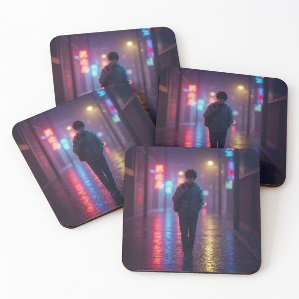 Item preview, Purple Reflection Night Magic, Boy Walking designed and sold by JonelleTshirts.