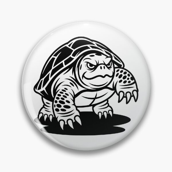 Item preview, Snapping Turtle with Attitude designed and sold by theartfulaspie.