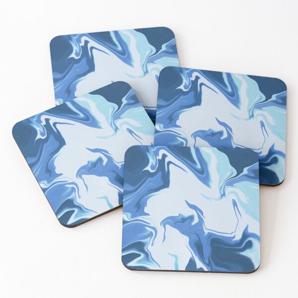 Item preview, Azure Dream Marble Ballet of Tranquility designed and sold by DicenCute.