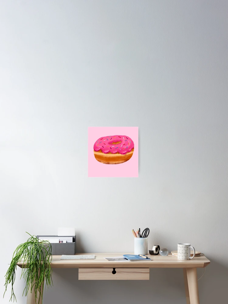 Thumbnail 2 of 3, Poster, Time for a Donut designed and sold by Riley Ray Designs .