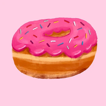 Artwork thumbnail, Time for a Donut by Riley Ray Designs