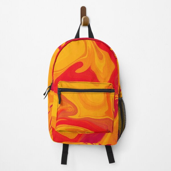 Item preview, Ignited Whirl Dynamic Red and Yellow Marble Symphony designed and sold by DicenCute.