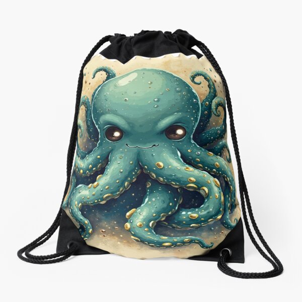 Item preview, Cute little Cthulhu designed and sold by Vicarchaeopteryx.